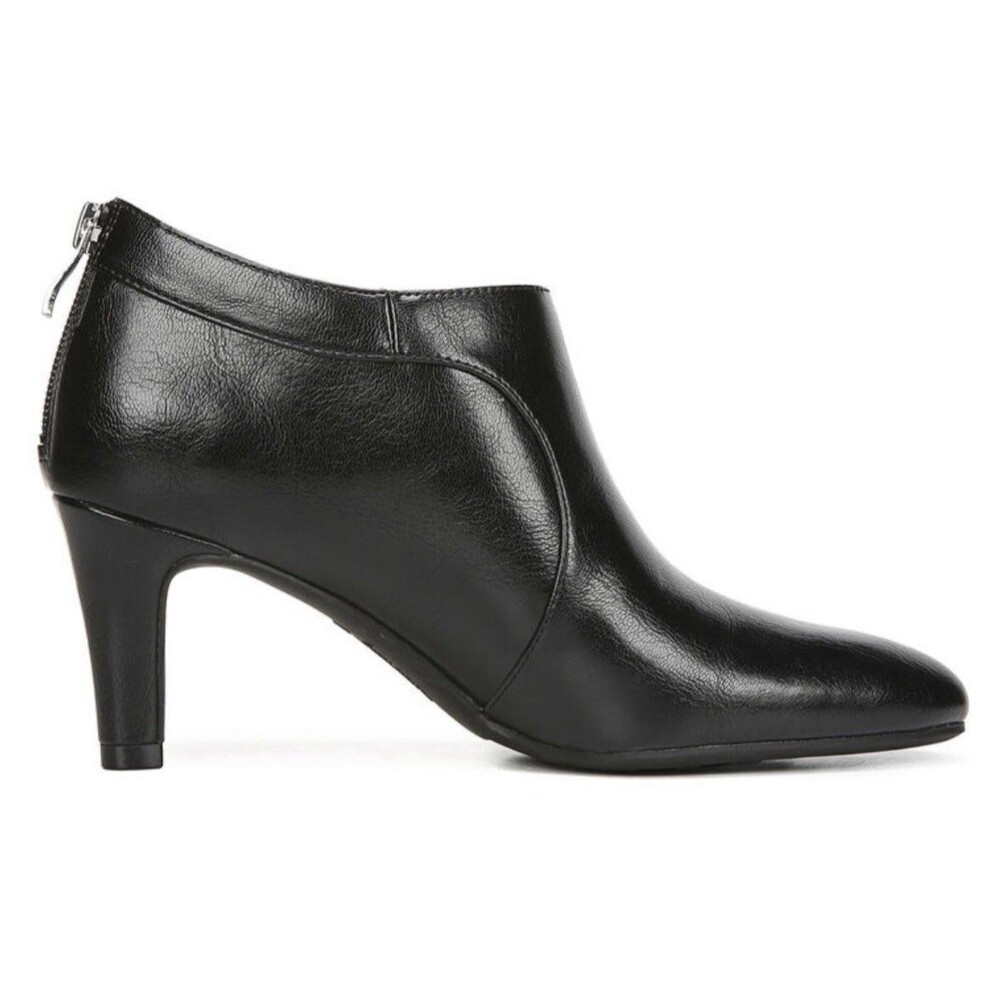 LifeStride Womens Georgia Heeled Boots Black - 6.5M